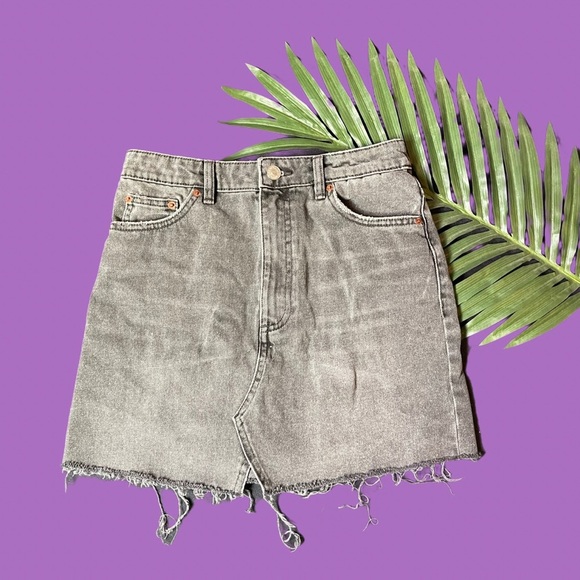 Zara Black Jean Skirt - Picture 4 of 6